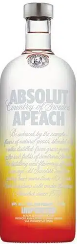 ABSOLUT VODKA PEACH LTR