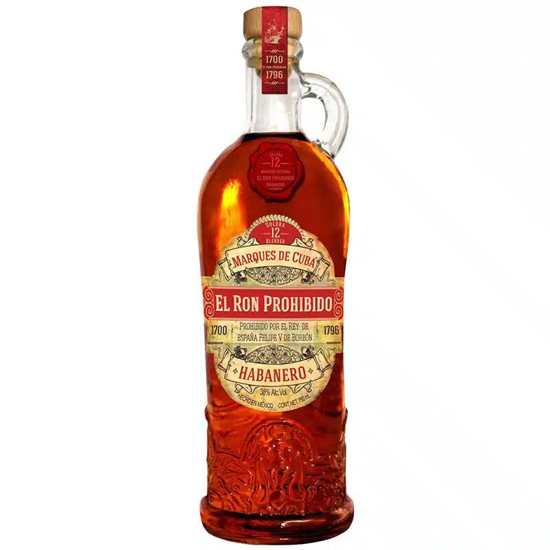 EL RON PROHIBIDO HABANERO 12 YEARS 0.70 LTR