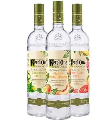 KETEL ONE BOTANICAL GRAPEFRUIT EN ROSE 0.70 LTR - Afbeelding 2