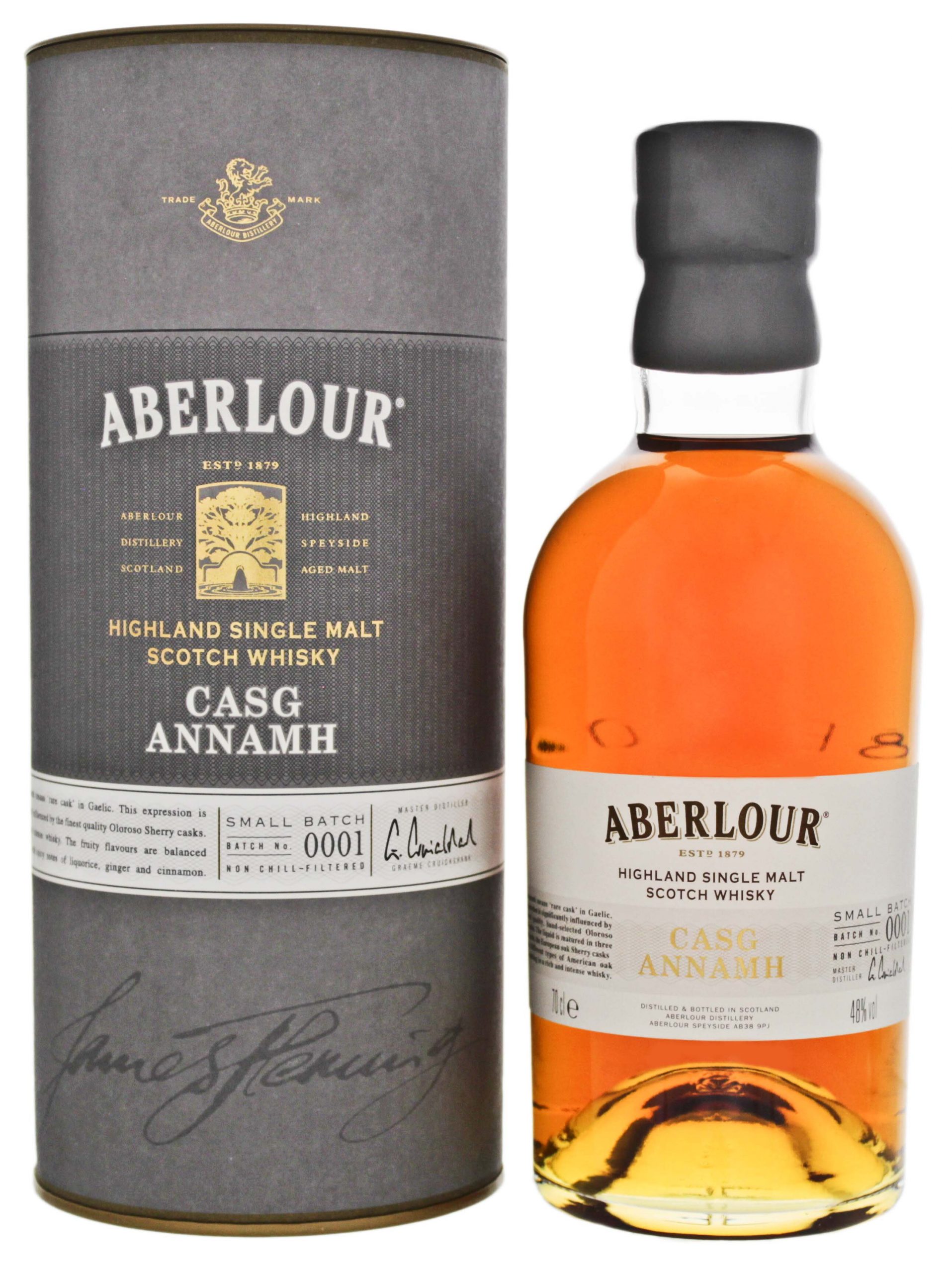 ABERLOUR CASG ANNAMH malt whisky 0.70 LTR 3-7 dagen - Slijterij "De Slijter" Dranken Speciaalzaak
