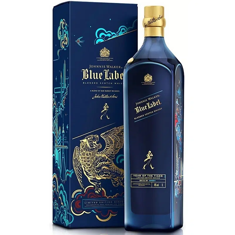 JOHNNIE WALKER BLUE LABEL YEAR OF THE TIGER 0.70 LTR