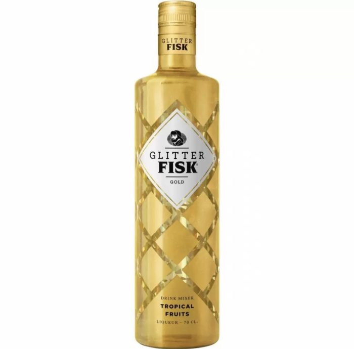 FISK GLITTER GOLD TROPICAL FRUIT 0.70 LTR