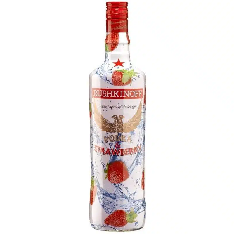 RUSHKINOFF VODKA STRAWBERRY LTR