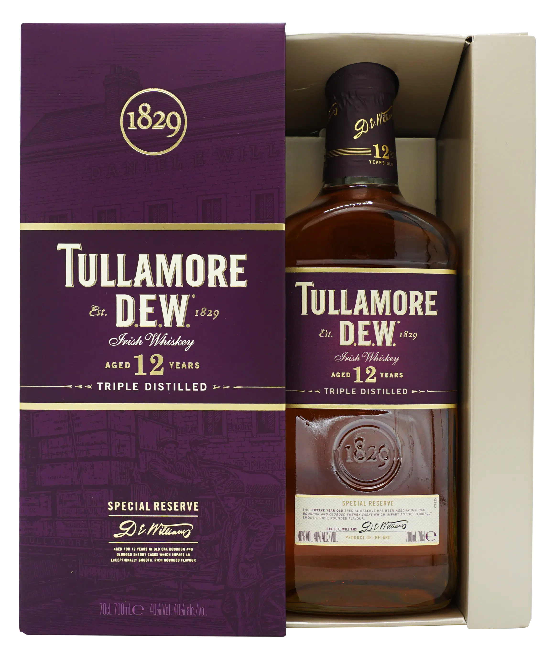 TULLAMORE DEW 12 YEARS 0.70 LTR