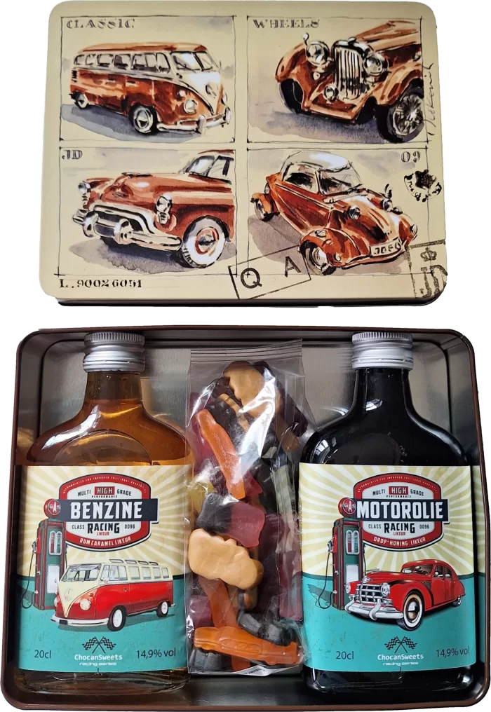 GESCHENKBLIK RED CLASSIC CARS 0.40 LTR