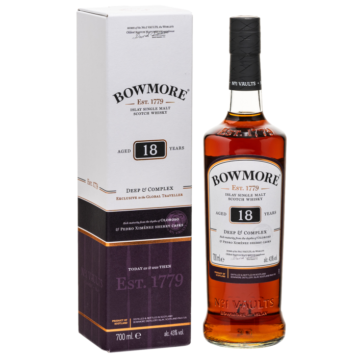 BOWMORE 18 YEARS DEEP EN COMPLEX 0.70 LTR