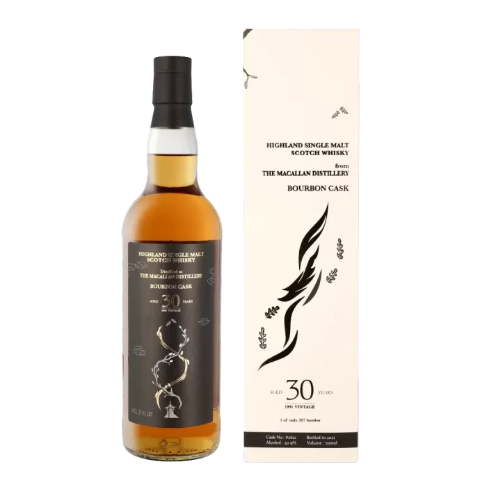MACALLAN 30 YEARS VINTAGE 1991 PRIVET BOURBON CASK 0.70 LTR