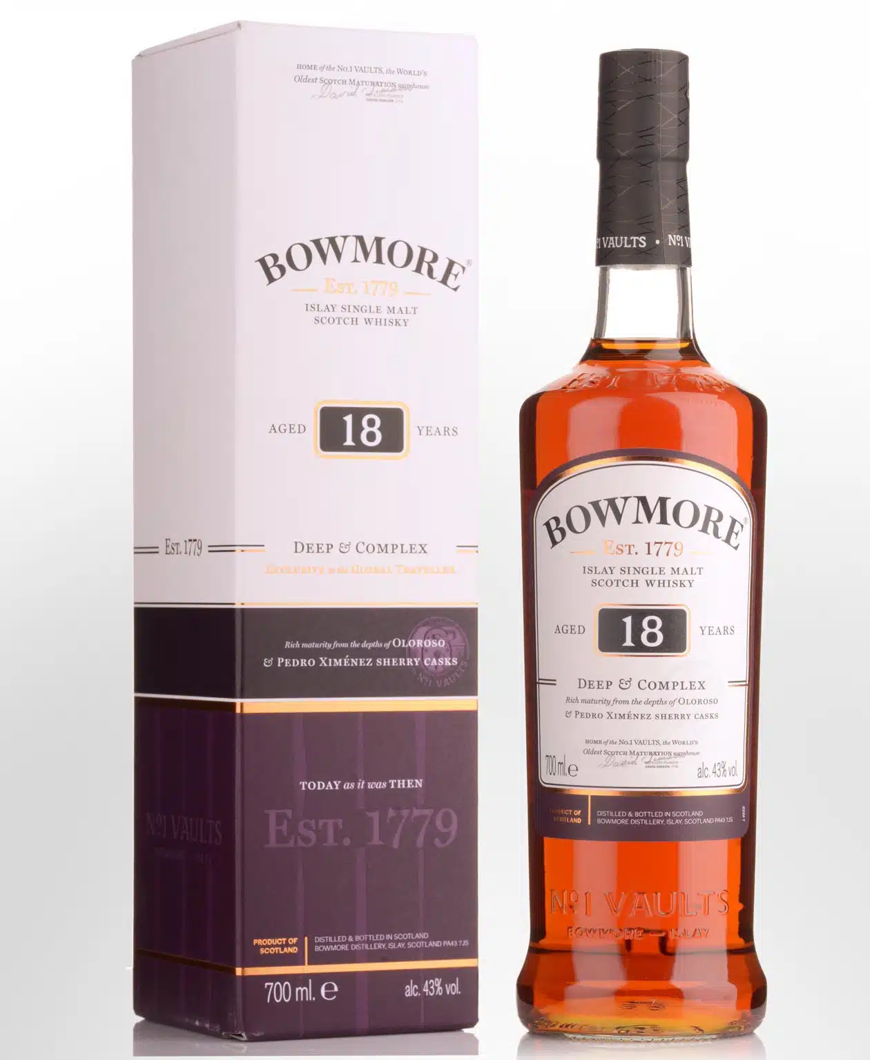 BOWMORE 18 YEARS 0.70 LTR