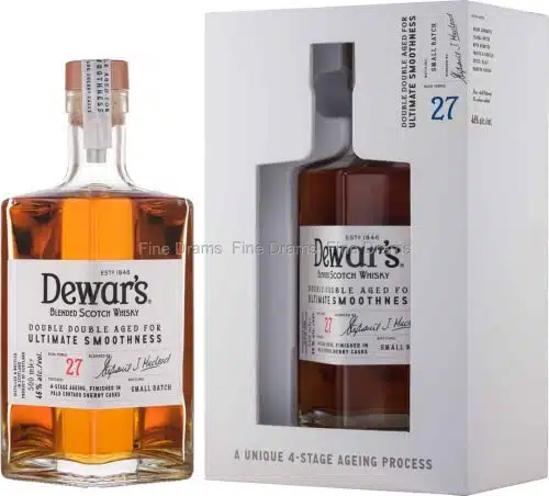DEWARS 27 YEARS DOUBLE DOUBLE AGED 0.50 LTR
