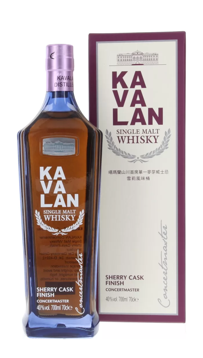 KAVALAN CONCERTMASTER SHERRY CASK FINISH 0.70 LTR 40%