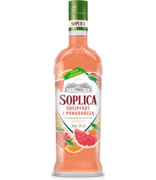 SOPLICA GREJPFRUIT POMERANCZA 0.5 LTR