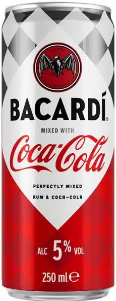 BACARDI & COCA COLA 0.25 LTR