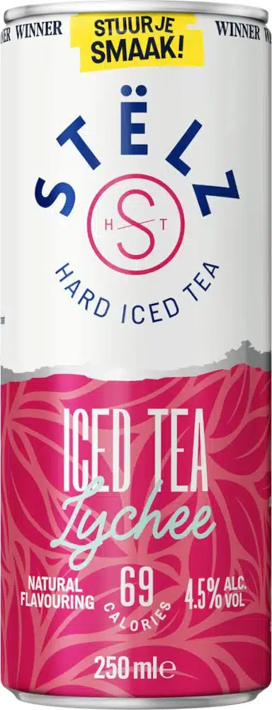 STELZ HARD ICE TEA LYCHEE BLIK 0.25 LTR