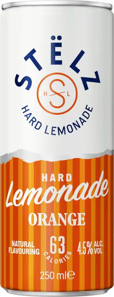 STELZ HARD LEMONADE ORANGE BLIK 0.25 LTR